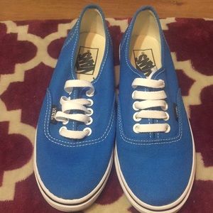 Authentic Blue Vans